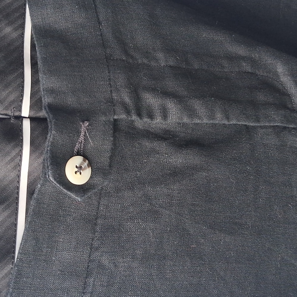 Quince 100% Linen Black Dress Pants 30×34 - Picture 3 of 14